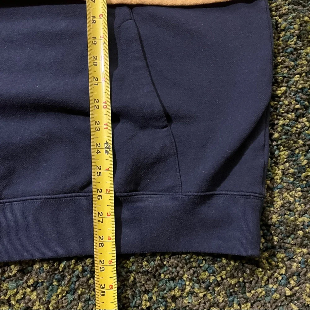 L.L. Bean Men's Navy, Red & Yellow Colorblock Pullover Sweater - Picture 7 of 7